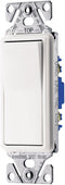 EATON 7503W-BOX 3-Way Decorative Standard Rocker Switch, 120/277 Vac, 15 A, 3 Way, White