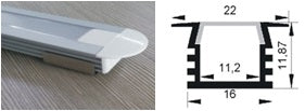 MRS2212 Aluminum Channels Profiles for Specialized LED Lighting