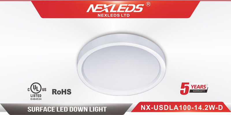 4" LED Surface Mounted Disk Light 14.2W - Anti Glare