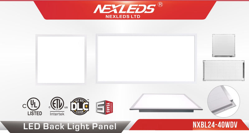 LED 2X4 Ceiling Panel Light, 120V, 40W