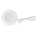 Round Ultra Slim LED Puck Light dimmable 2.2W 3000K 150 LM White