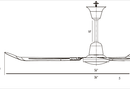 136F-10 Gold Line Extra Heavy Duty Industrial Ceiling Fan