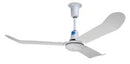 190A-7S 220v Platinum Line Industrial Service Ceiling Fan, with 3-prong plug installed