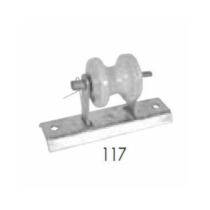 Hydel 117 - Flat Mount 200 Amp Heavy Duty Triplex Cable Rack