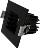 Votatec VO-SP2W8-120-D-5WAY/BK 2 Inch Square Black Baffle Regressed Downlight 8W 5CCT 120V
