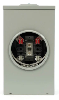 Hydel EK400RO 200A Combination Meter Socket with Isolated Neutral Capability | 4 Jaw | Ontario