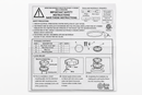Ecotek LP-MR-300 installation instructions and mounting hardware for 12 inch surface mount fixture