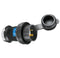 HUBBELL HBL2321SW Twist-Lock®, Watertight Safety-Shroud® Locking Male Plug 20 A, 250 VAC, Standard, Shrouded