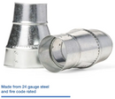 Panasonic WhisperValue duct adaptor FV-VS43R for bathroom fan installation in Canada