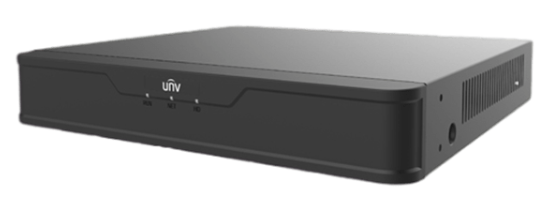 Uniview UNV  NVR501-08B-P8 8-ch, 1 SATA interface, 1U, H.264, H.265 & 4K8 PoE ports