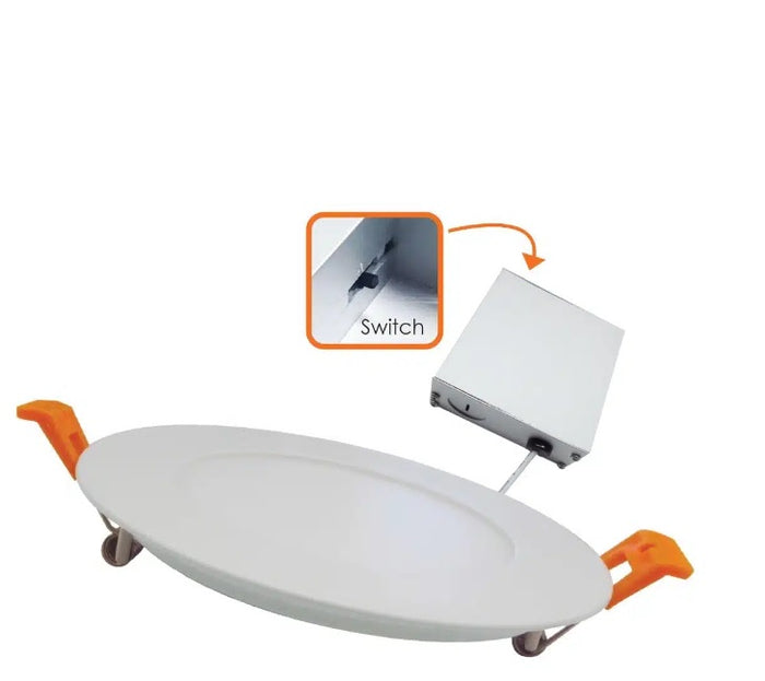 Votatec 4" Slim Panel 3-Way CCT Wet Location | Upgraded 6CCT CRI90 Available