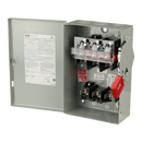 ABB TH3361 30A 3-pole 600V fusible safety switch open front left view