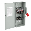 ABB TH3362 60A 3-pole fusible safety switch open interior view showing fuse holders and terminals