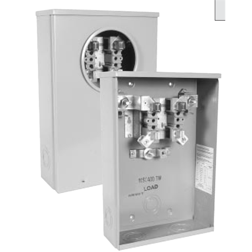 Hydel MSC400TW 200A underground meter socket isolated neutral