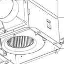 Cyclone CBPD3S100 Bath Ventilation 3 Speed Bathroom Exhaust Fan