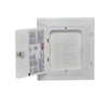 Eaton CBRPL112 125A main lug loadcentre open front view