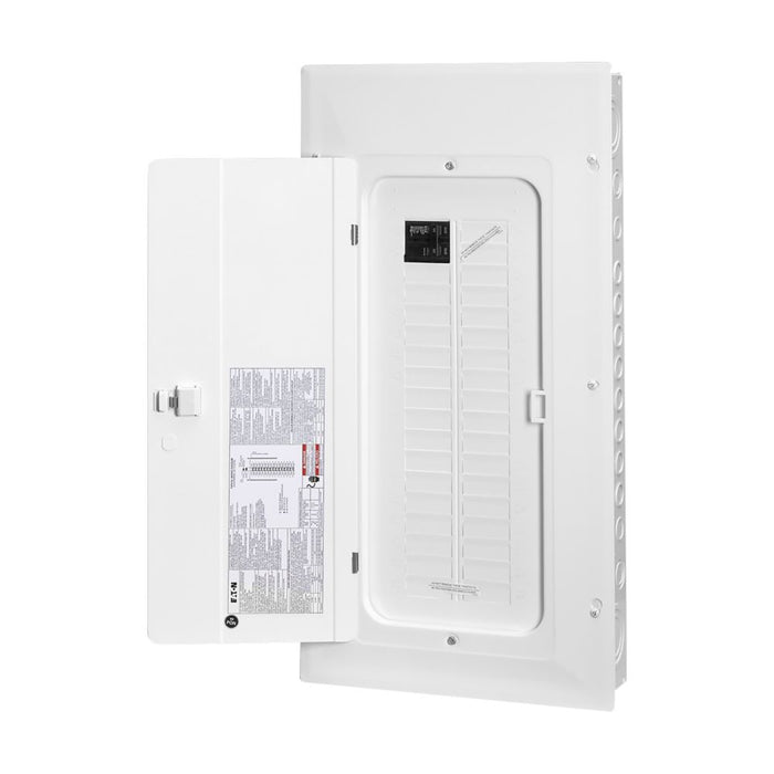 Eaton CBRPM130 100A 30-space 60-circuit main breaker loadcentre open front view