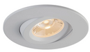 Liteline RA4-12G-30K-90WH 4-inch LUNA round gimbal LED recessed light in white trim with 3000K warm white output