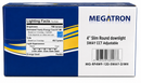 Megatron MG-RP4W9-120-5WAY 9W LED downlight lighting facts, 750 lumens and 5CCT