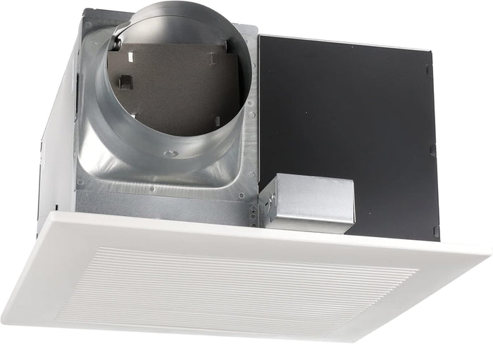 Panasonic FV-40VQ4 390 CFM ceiling exhaust fan with 6-inch duct connection and grille