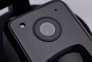 Close-up of SATCO 65-921 integrated 1080P security camera lens