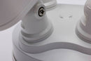 Close-up detail of adjustable LED flood light head on SATCO 65-930