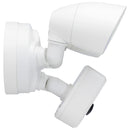 Side profile of SATCO 65-930 outdoor smart security light and camera fixture