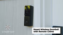 SATCO 65-936 smart video doorbell camera providing front door security and remote monitoring