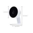 SATCO 65-940 STARFISH smart indoor security camera dimensions and mounting size specifications