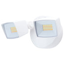 SATCO 65-995 white LED security flood light with dual adjustable heads front view