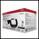 SATCO 65-996 LED security flood light packaging perspective front view
