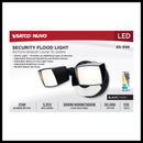 SATCO 65-998 LED security flood light retail box angled packaging view