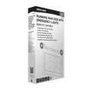 SATCO 67-512 Running Man Exit Sign Emergency Light Packaging Right Angle View
