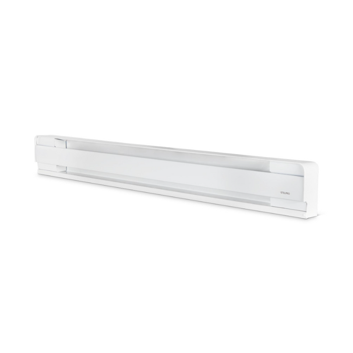 Stelpro Brava B1001W 1000W 120V electric baseboard heater in white