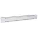 Rear installation view of Stelpro Brava B1002W electric baseboard heater