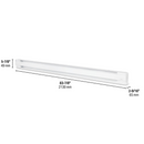 Stelpro Brava B2002W 2000W 240V electric baseboard heater dimensions – 83-7/8 inch white heater