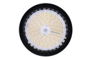 LED board view of Votatec AST-HB23 300W UFO high bay showing circular LED array and clear lens