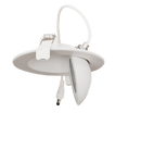 Votatec DL4-148 3.5 inch multi-directional LED pot light angled view showing adjustable 360 degree rotation and 90 degree tilt design