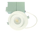 Votatec DL4-148 3.5 inch multi-directional LED pot light back view with driver for recessed installation