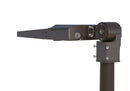 Votatec HD-SB05 150W LED area light shown mounted on pole with adjustable bracket