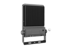 Back view of Votatec ISL-FL02-A-300W 300W CCT and power adjustable LED flood light with heat sink and yoke bracket