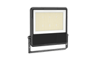Front view of Votatec ISL-FL03-A-500W 500W LED flood light with tempered glass lens and LED array