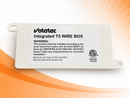 Votatec T5 direct-wire junction box with on/off switch shown with retail packaging, designed for compatible linkable T5 LED fixtures