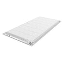Votatec VO-24W50-347-5Way-B-PX 2x4 back-lit LED panel rear angled view