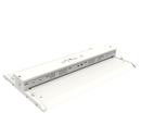 Votatec VO-LHW160FT2-347-3WAY-D-S 2FT linear high bay LED light rear driver view showing wiring compartment and controls