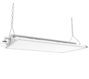 Votatec VO-LHW160FT2-347-3WAY-D-S 2FT linear high bay LED light suspended side view with optional PIR sensor installed