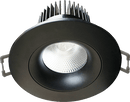 Votatec VO-RP3.5W12-120-D-5WAY Round/BK 3.5 inch black regressed gimbal LED pot light 5CCT 120V