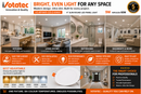 Votatec VO-RP4W9-120-D-6WAY 4 inch slim LED panel lighting installed in kitchen living room bathroom and basement for Ontario Canada residential applications