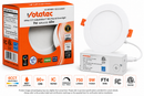 Votatec VO-RP4W9-120-D-6WAY 4 inch slim round LED panel light with junction box driver and packaging for Ontario and Canada installations