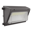 Main view of Votatec VO-WPRW120-347-3WAY 120W CCT and power adjustable regular LED wall pack with bronze housing and glass lens